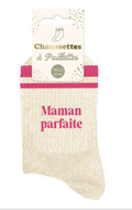 Chaussettes à paillette Maman parfaite