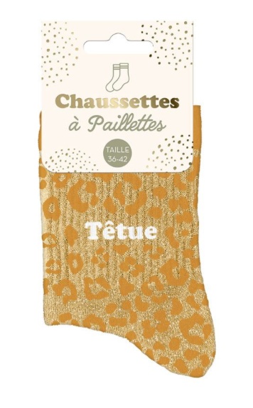 Chaussettes à paillette Têtue