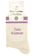 Chaussettes à paillette Tata D'amour