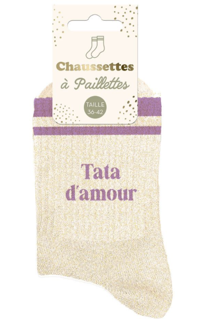 Chaussettes à paillette Tata D'amour