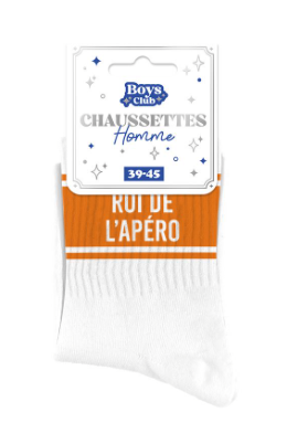 Chaussettes Homme Roi de l'apéro
