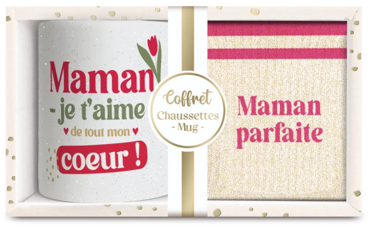 Coffret Mug +Chaussettes Maman Parfaite