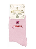 Precommande Chaussettes à paillette Pilou Bisous