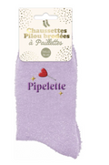 Précommande Chaussettes à paillette Pilou Pipeletter