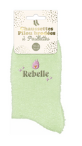 Chaussettes à paillette Pilou Rebelle