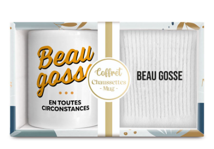 Coffret Mug + Chaussette Beau gosse