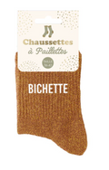 Chaussettes à paillettes Bichette