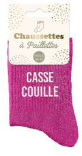 Chaussettes à paillette Casse Couille