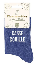 Chaussettes à paillette Casse Couille