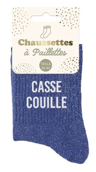 Chaussettes à paillette Casse Couille