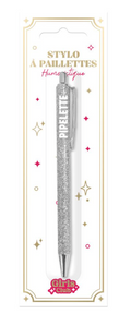 Stylo à paillette Pipelette