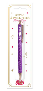 Stylo à Paillettes Connasse