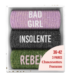 Box cadeau Bad girl, insolente, rebelle