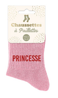 Chaussettes à paillettes Princesse