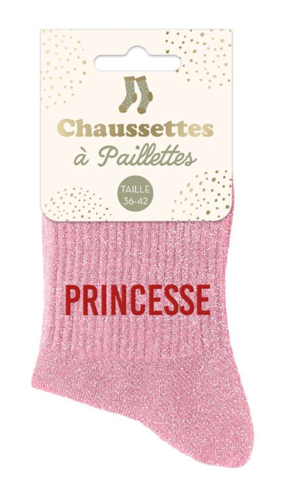 Chaussettes à paillettes Princesse