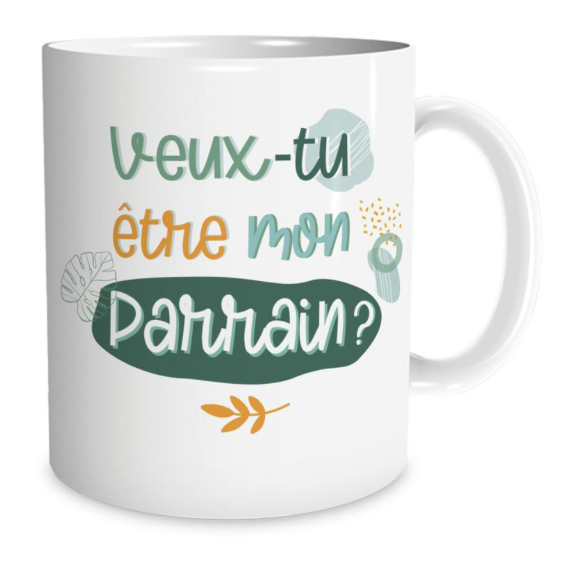 Mug tu veux être mon parrain