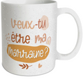 Mug tu veux être ma marraine