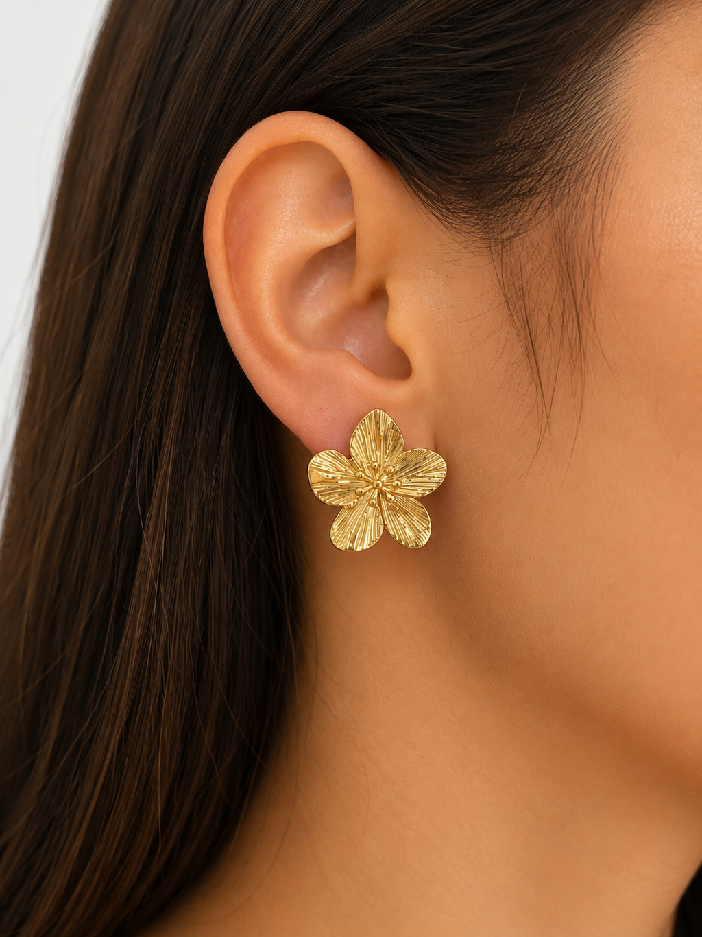 Boucles d'oreilles Fleur