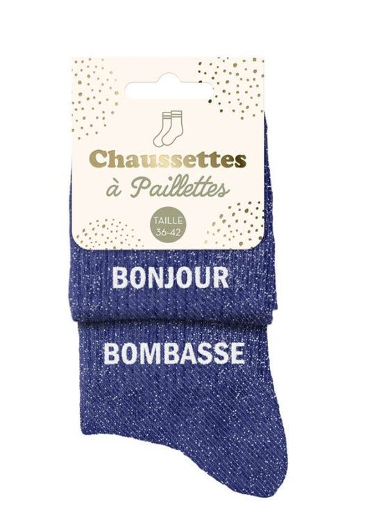 Chaussettes à paillettes Bonjour Bombasse