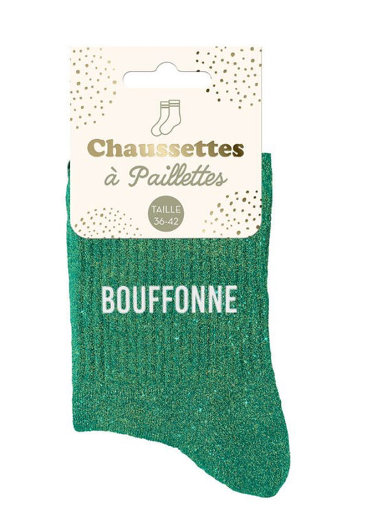 Chaussettes à paillettes Bouffonne