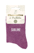 Chaussettes à paillettes Sublime