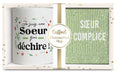 Coffret Mug +Chaussettes Soeur complice