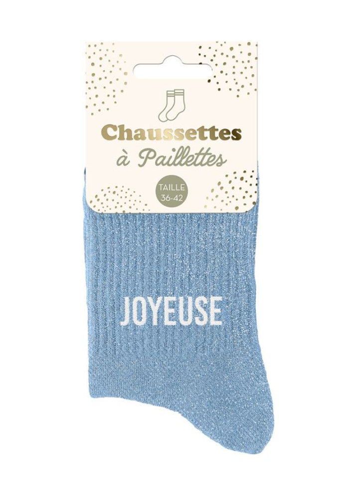 Chaussettes à paillettes Joyeuse