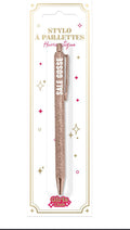 Stylo à Paillettes Sale Gosse