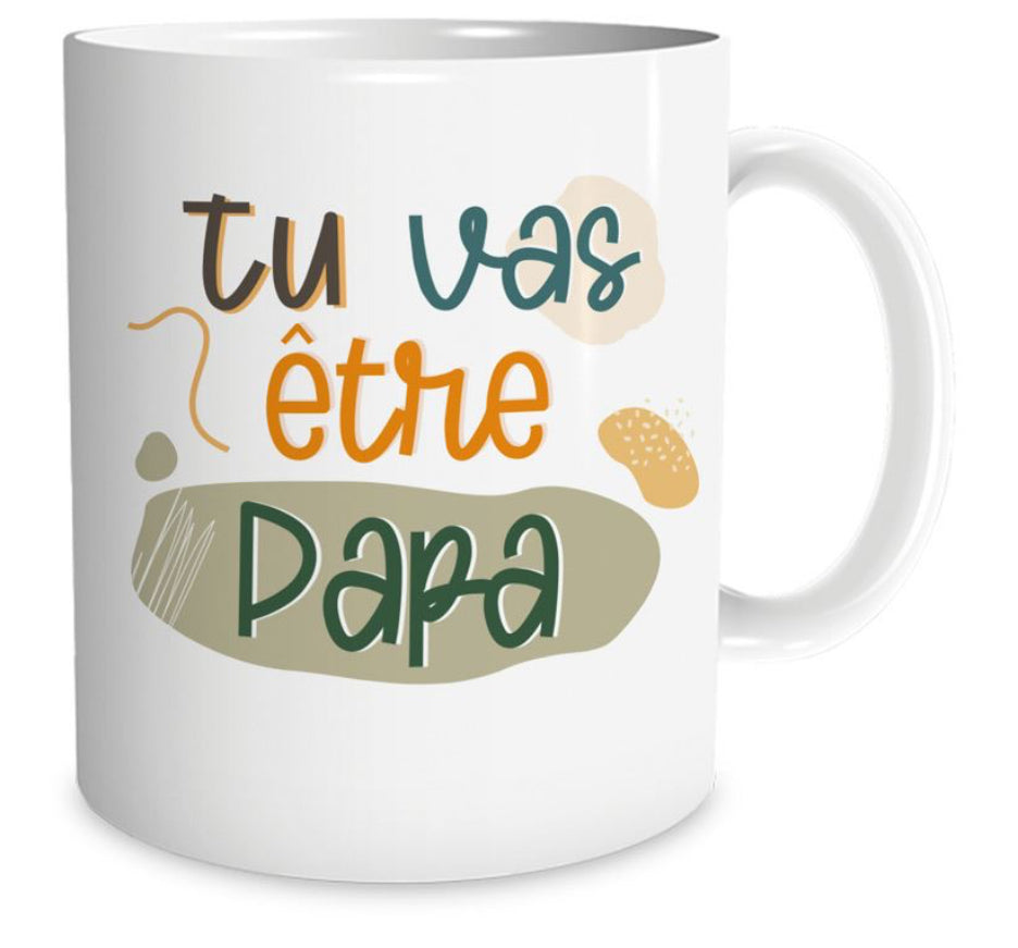 Mug Tu vas être papa