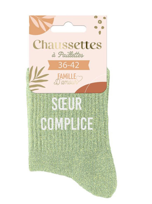 Chaussettes à paillettes Sœur Complice