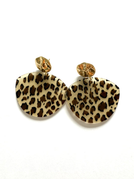 Boucles d'oreilles Léopard