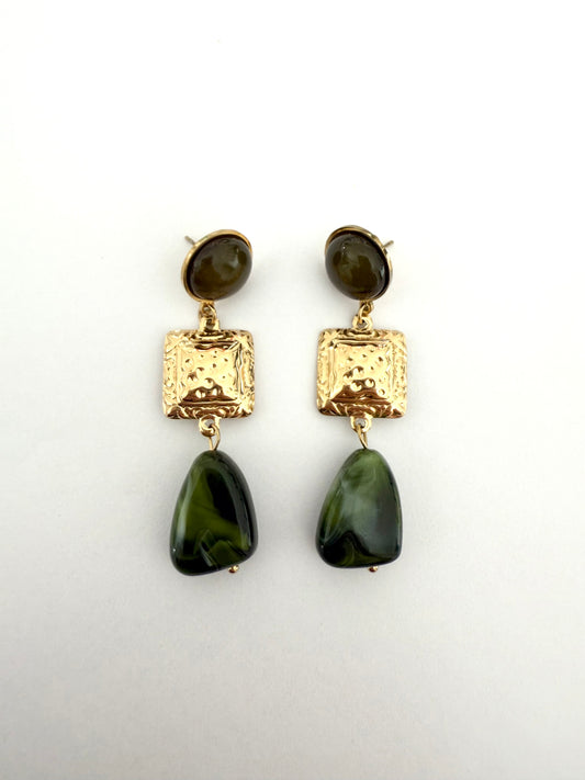 Boucles d'oreilles Jade