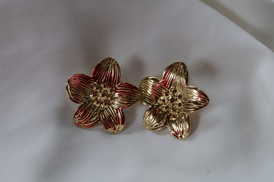 Boucles d'oreilles Fleur