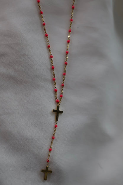 Collier Mya Y croix