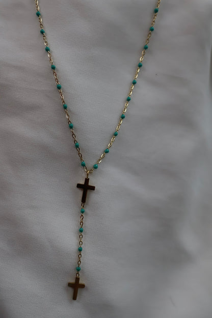 Collier Mya Y croix
