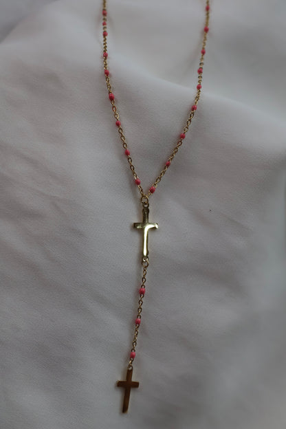 Collier Mya Y croix
