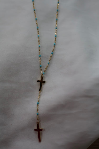 Collier Mya Y croix