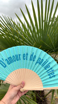 Éventail L'Amour et de Paillettes