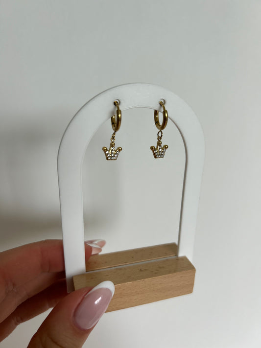 Boucles d'oreilles Queen