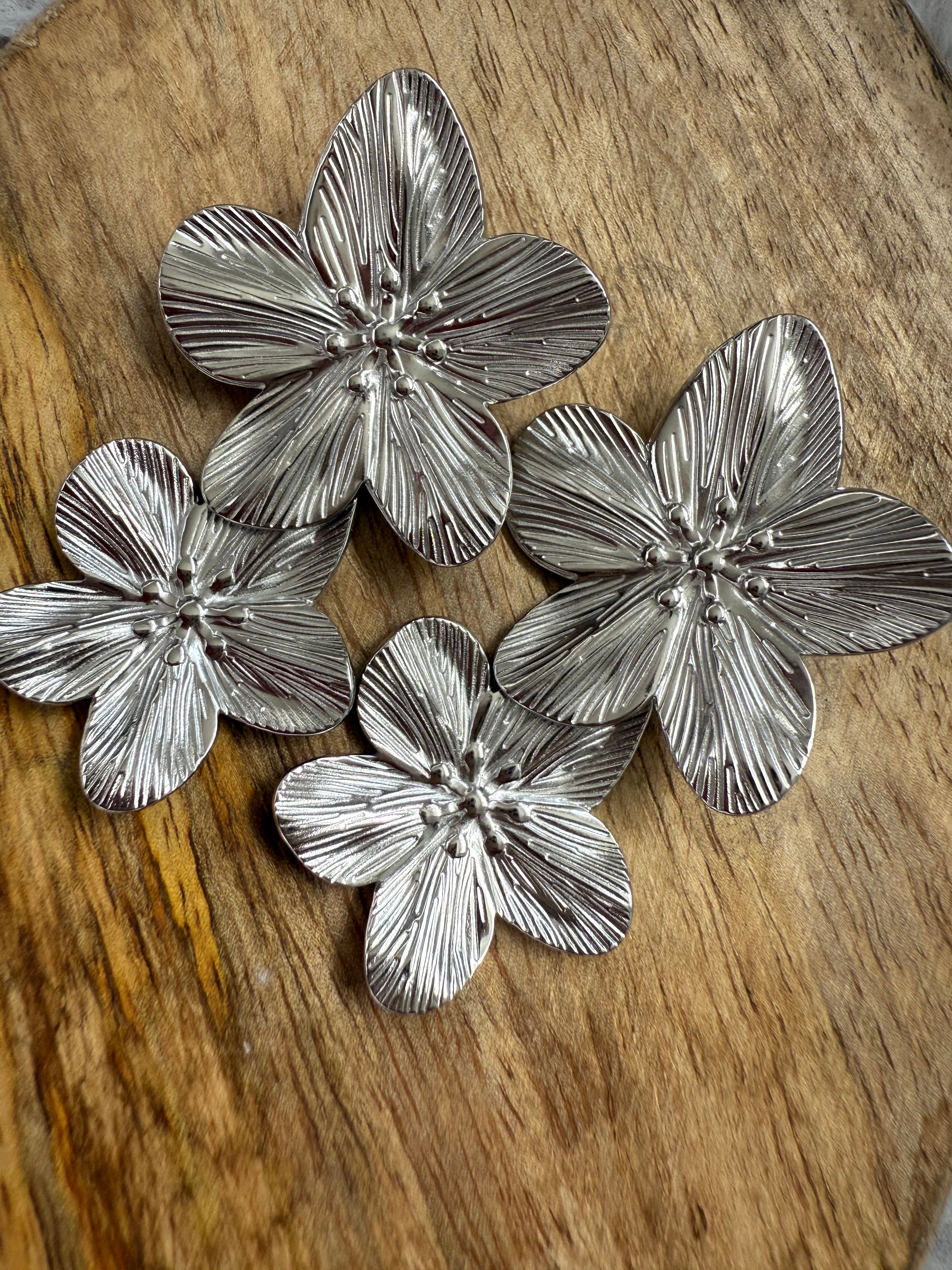 Boucles d'oreilles fleur Xxl