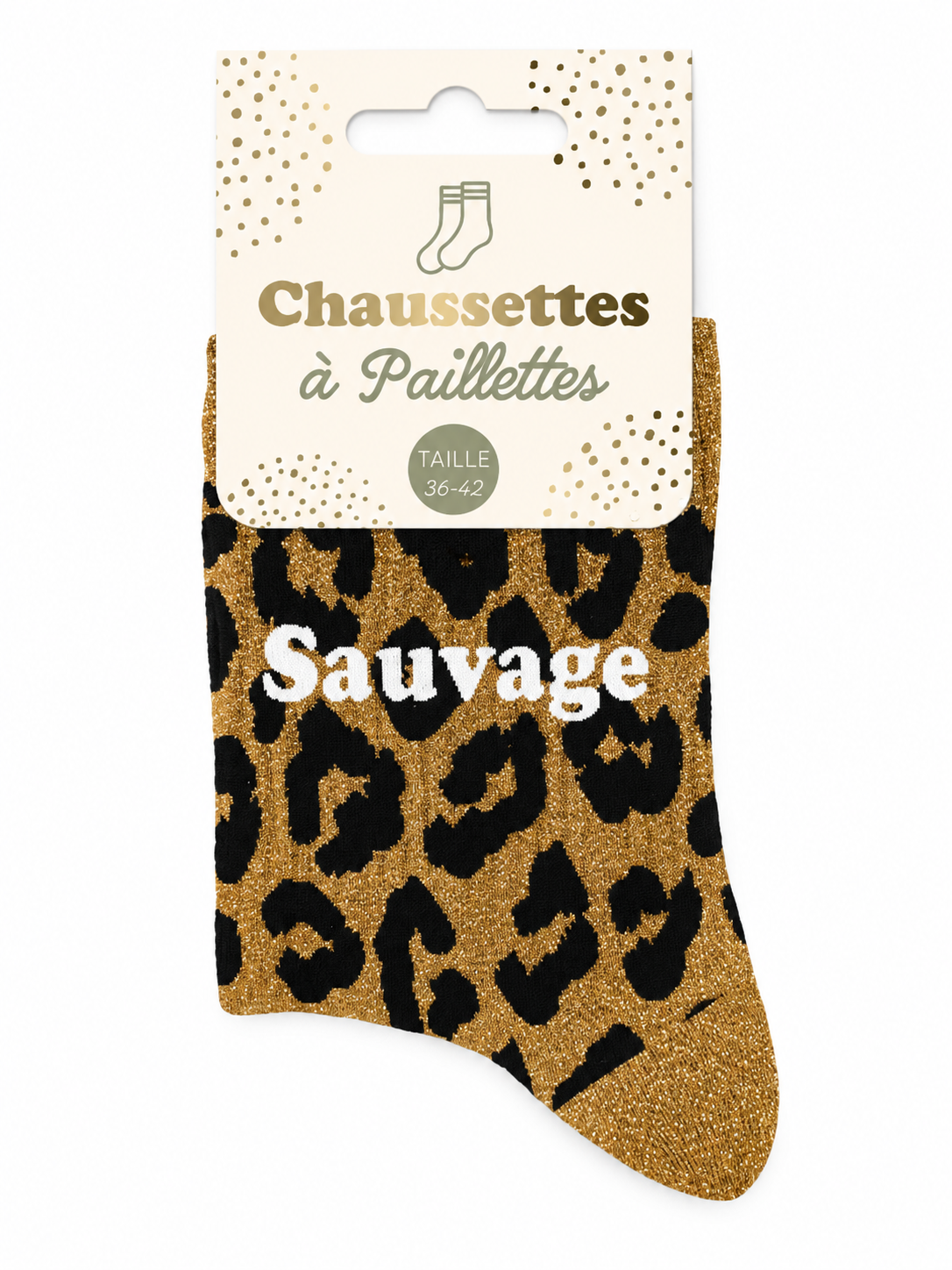 Chaussettes à paillettes Sauvage