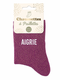 Chaussettes à paillettes Aigrie
