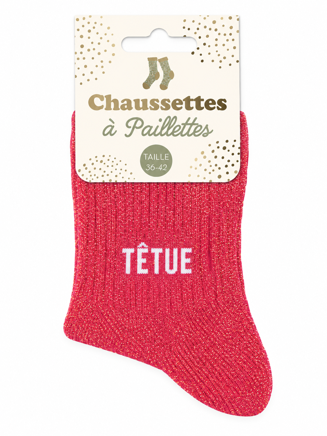 Chaussettes à paillettes Têtue