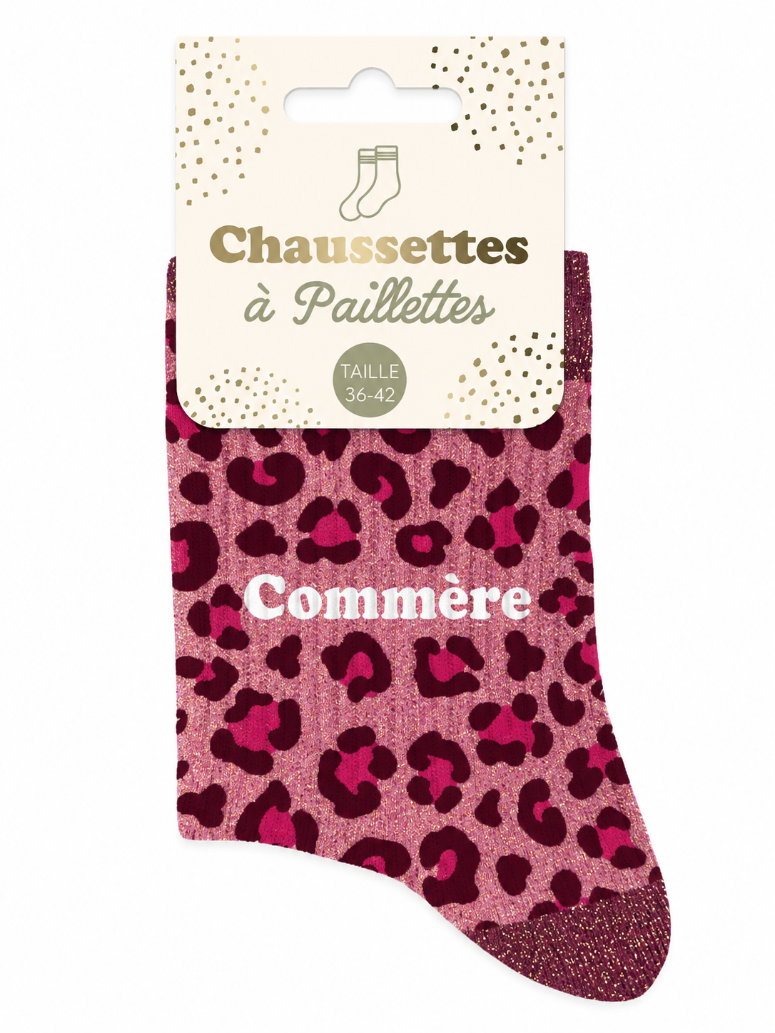 Chaussettes à paillettes Commère