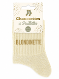 Chaussettes à paillettes Blondinette