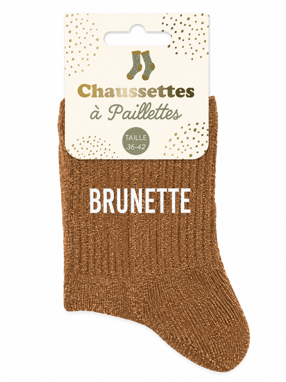 Chaussettes à paillettes Brunette