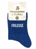 Chaussettes à paillettes Frileuse