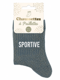 Chaussettes à paillettes Sportive